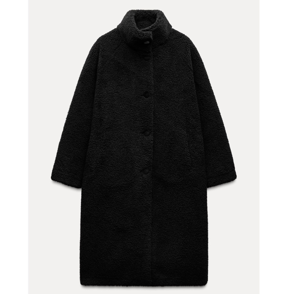 LONG FLEECE COAT